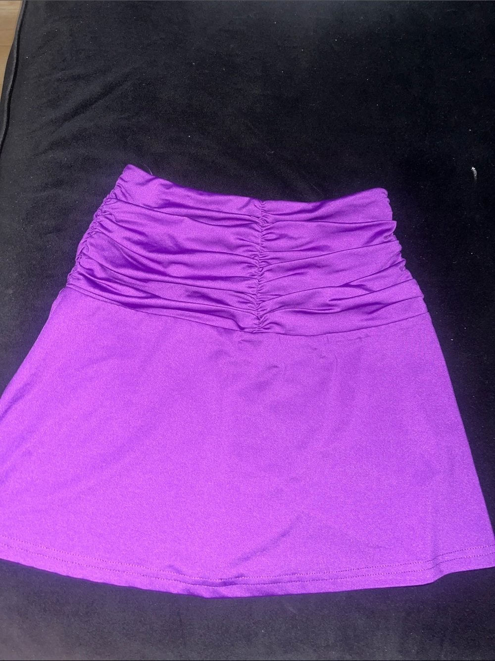 Princess Polly Bright Purple Ruched Mini Skirt